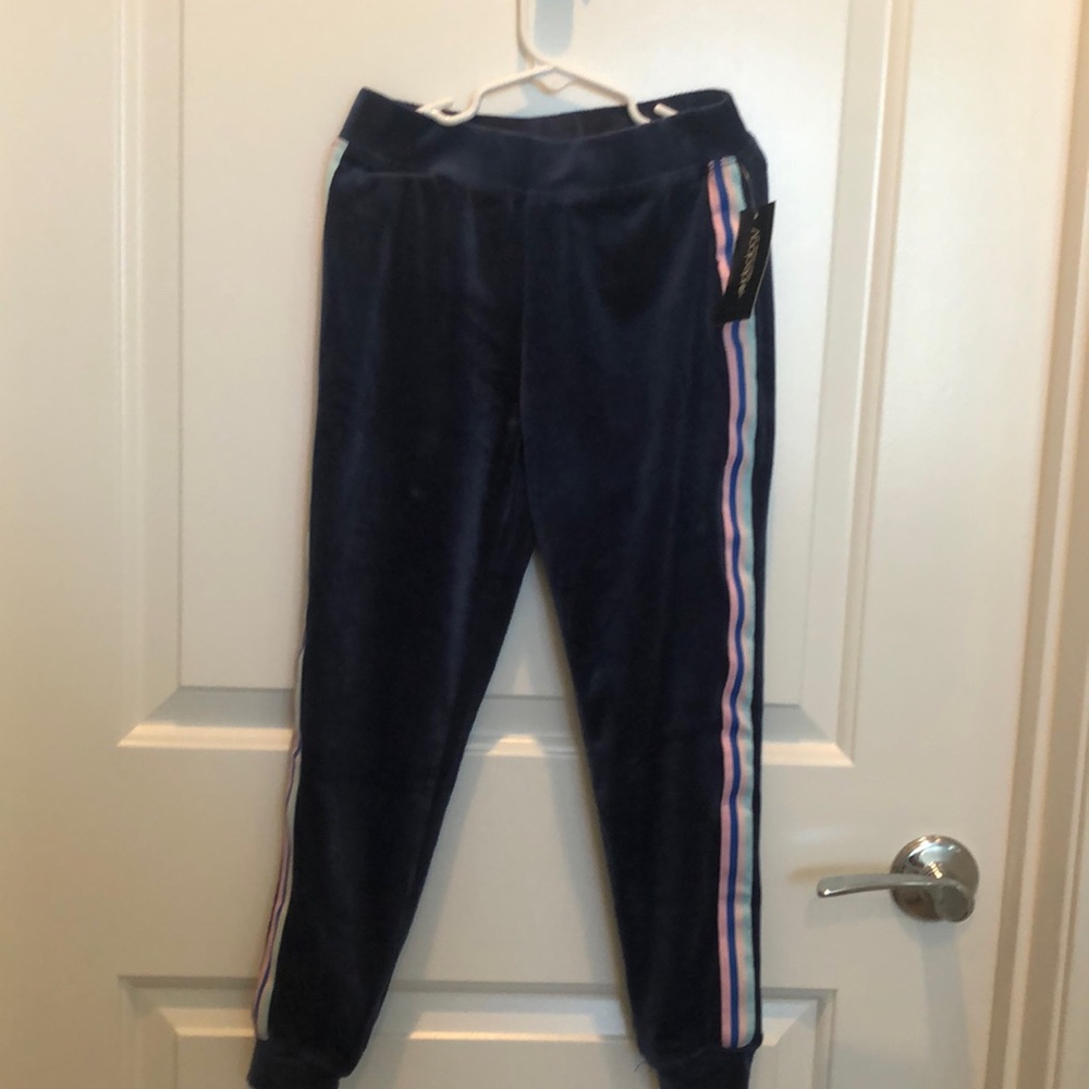 Navy blue girls sweat pants
